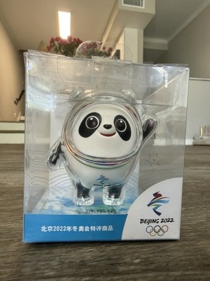 Beijing 2022 Olympic Bing Dwen Dwen Mascot Collectible Figure PVC PC Official
