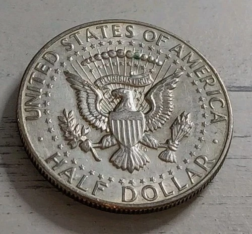 1968-D AU Kennedy half dollar 40% Silver - Free Shipping!