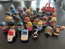 Fisher-Price Little People Large Lot Of 31  Car Chunky Figures