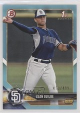 2018 Bowman Draft Sky Blue 473/499 Sean Guilbe #BD-144 0zc5