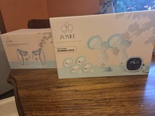 Zomee Z2 Double Electric Breast Pump and Collection Cups