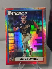 2025 Topps Series 2 - Dylan Crews #U90-46 (RC) 1990 Topps Baseball Pink Nats SP
