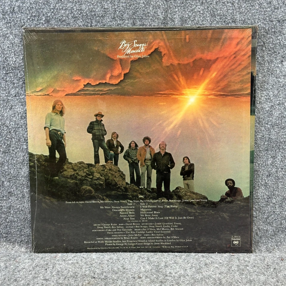 Boz Scaggs Moments LP 1971 Columbia - FACTORY SEALED - Image 2 of 2