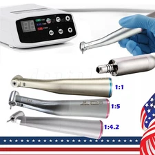 Dental Brushless LED Electric Micro Motor/1:1/1:5/1:4.2 Fiber Optic Handpiece