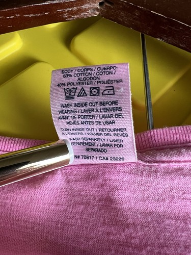 T-shirt Victoria's Secret LOVE PINK taglia M colore rosa manica corta - Foto 13 di 13