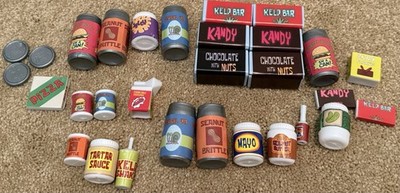 SpongeBob SquarePants Mini Vending Machine Small Food Lot Of 30 Pcs Kelp Shake