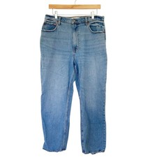 Abercrombie The Ankle Straight Ultra High Rise Jeans Sz 32
