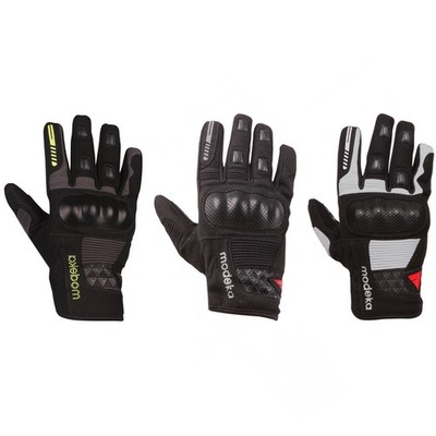 Modeka Fuego Motorradhandschuhe sportliche Sommer Handschuhe kurz Protektoren