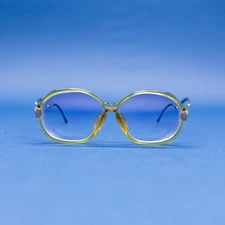 Christian Dior Vintage Frames Translucent Green w/ metal Temples *Frames ONLY*