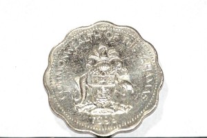 1998 Bahamas Bahamian 10 Cents Bone Fish Coin
