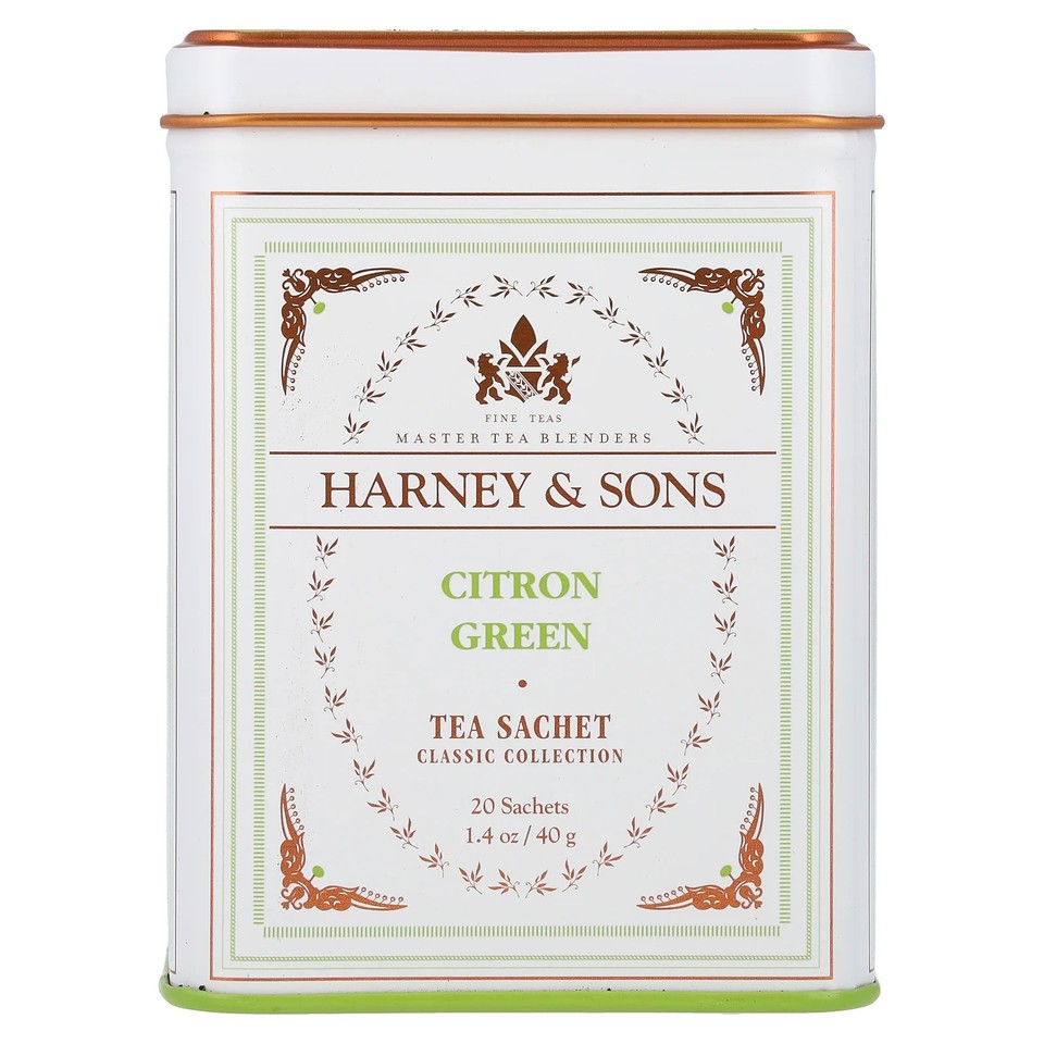 Harney Sons Citron Green Tea 20 Sachets 1 4 oz 40 g Kosher