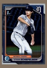 2024 Topps Bowman Chrome #BDC-7 Ethan Schiefelbein 1st Bowman Chrome