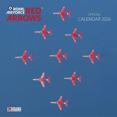 ALL TRADE PRINTERS (SALES) LTD Red Arrows Calendar 2026 - Transport - Month To View