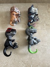 Fingerlings Raptor Interactive Electronic Pet Dinosaur And Wolves WowWee Lot 4