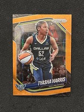 TYASHA HARRIS 2025 Panini PRIZM WNBA ORANGE VELOCITY Holo Dallas Wings #130