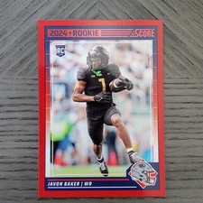 2024 Score - Rookies Javon Baker #393 Red (RC)