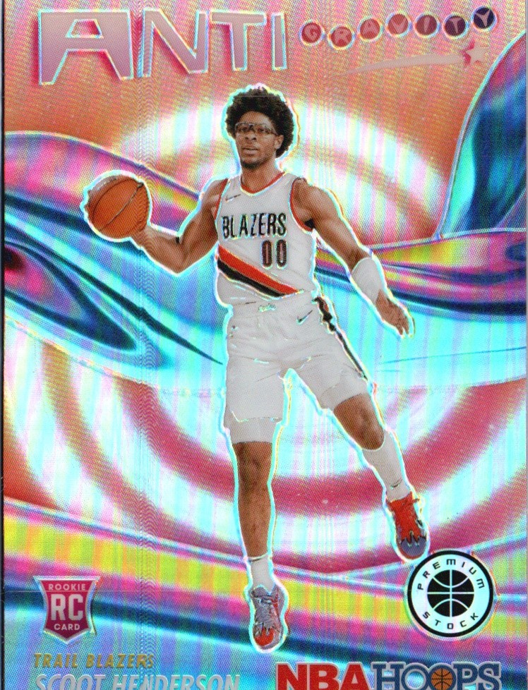 2023-24 Hoops Premium Stock #9 Scoot Henderson Anti Gravity Premium