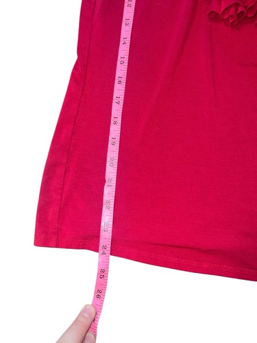 ADRIENNE VITTADINI Women's Size Small Blouse Ruffle Front with Quarter Zip - Picture 7 of 13