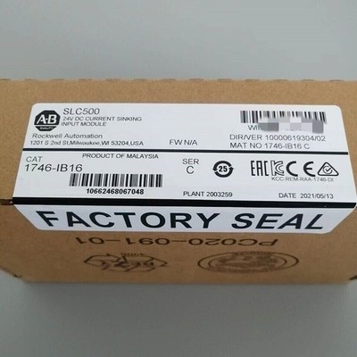 New Factory Sealed  AB 1746-IB16 SER D SLC 500 Digital Input Module