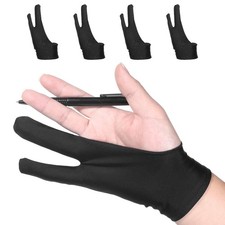 4 Pack Drawing Glove Digital Drawing Art Glove Palm Rejection for Capacitive ...