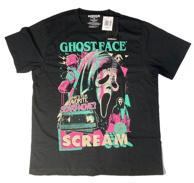 Scream Ghost Face What's Your Favorite Scare Movie  T-shirt New York Rules  LRG