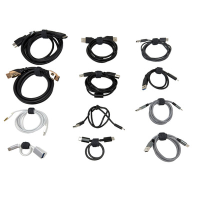 Lot of 12 Mixed Charging Data Cables USB USB-C HDMI 8-Pin Audio Bundle