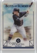 2024 Panini Boys of Summer Blue 65/99 Jace Jung #82 0tu4