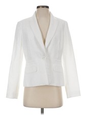 Evan Picone Women White Blazer 4
