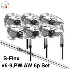 Taylormade Golf Qi MAX Iron Set 6-9,PW,AW 6pcs S-Flex N.S.PRP 910GH Steel 2026
