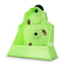 Reptile Anti-Escape Feeding Bowl, Wall-Mounted Feeder for Reptile, Stimulate ...