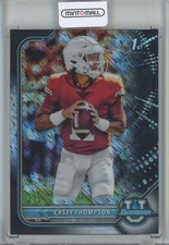 2021 Topps Bowman University Casey Thompson 1st Bowman Black Shimmer 1/1