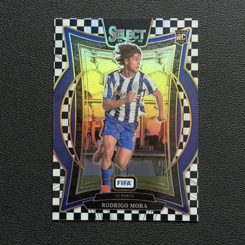 Rodrigo Mora [Checkerboard] #50 2024 Panini Select FIFA card