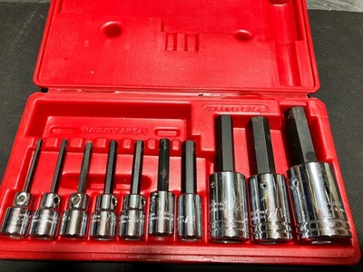 PROTO TOOLS 10 PC HEX SOCKET SET