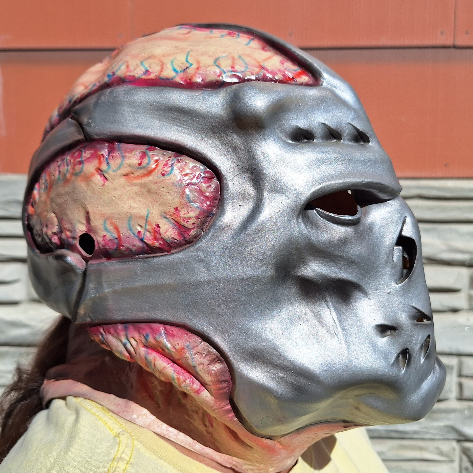 Vtg Jason X Friday The 13th Halloween Mask 2001 The Paper Magic Group