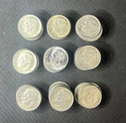 Lot of 10 dimes 90% Pure Silver Roosevelt Dimes Mixed Dates 1946-1964 and mints