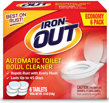 Automatic Toilet Bowl Cleaner, Helps Remove and Prevent Rust Stains in Toilet...