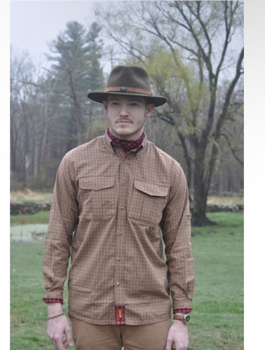 Braeval Paddock Tiera Fabric Elbow Patches Check Outdoors Sporting Shirt XL - Picture 18 of 18