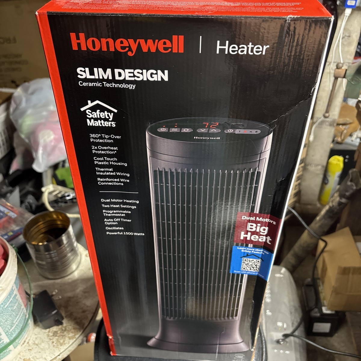 Honeywell Digital Ceramic Tower Heater With Honeywell Motion