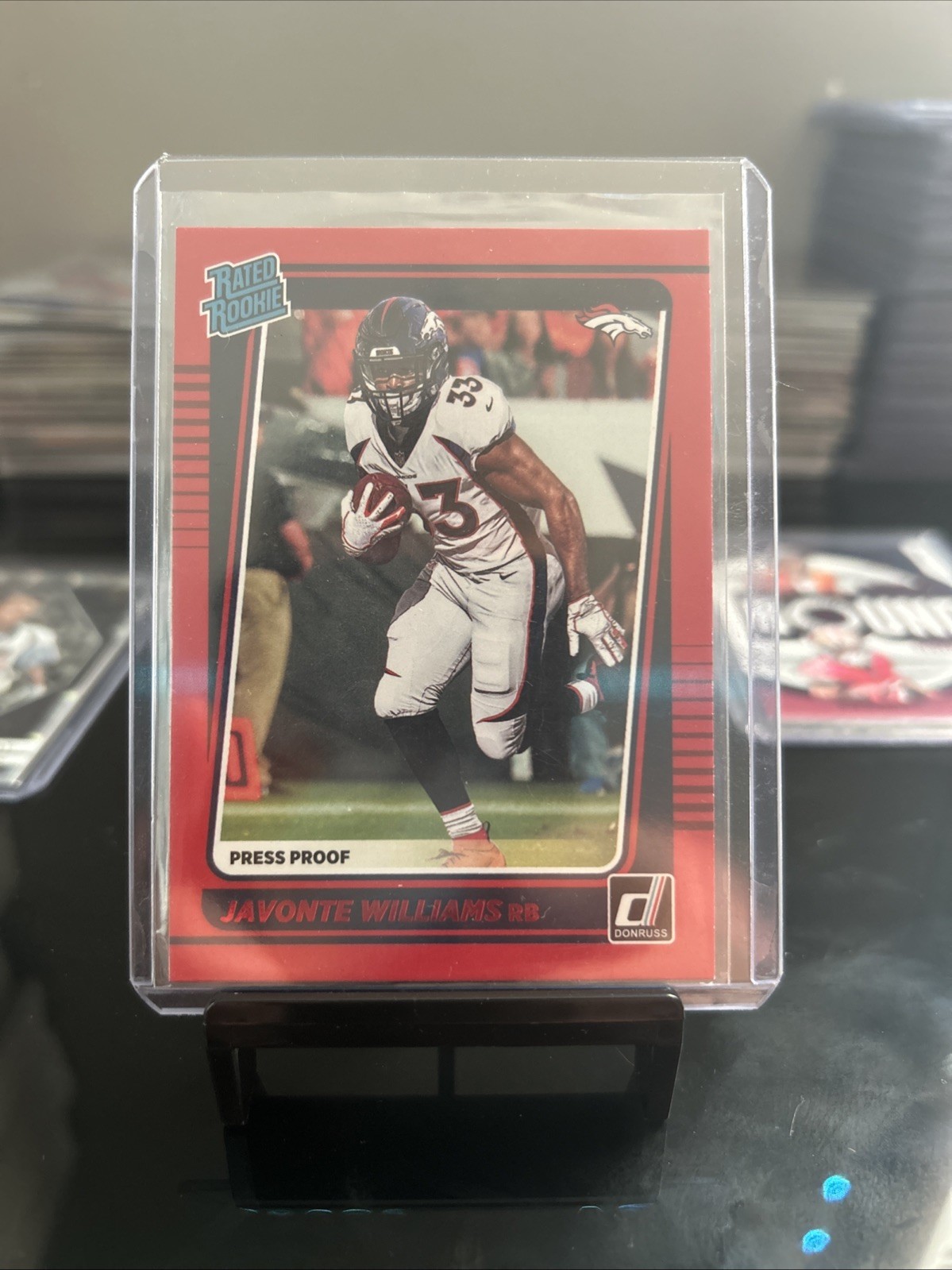 2021 Donruss Red Press Proof Javonte Williams