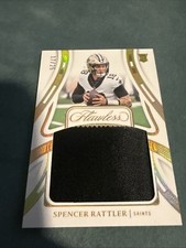 2024 Panini Flawless Spencer Rattler Rookie Patches SSP /25 #FRP-SRR (MEM, RC)