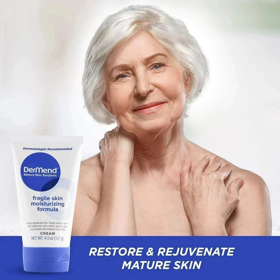 DerMend Fragile Skin Moisturizing Formula Cream 4.5 Oz.