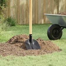 WALPLUS Shovel Head 4 pcs Black 34.5x24 cm Powder-Coated Steel Set