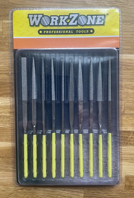 Workzone 10-teiliges Mini Diamant Nadelfeilen-Set 