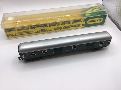 Mini Trix Spur N 9mm 3011 Waggon - Originalverpackt (Deckel fehlt) | Condition: Used