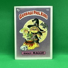 1985 Topps Garbage Pail Kids UK Series 1 - 16b - Haggy Maggie