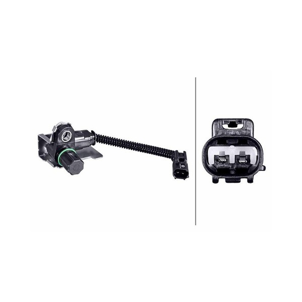 Hella Sensor, Raddrehzahl 6PU 358 217-461 FüR Chrysler Dodge, Hinterachse-image