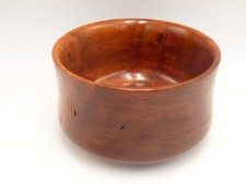 WEST AUSTRALIAN JARRAH CRAFTSMAN TURNED TIMBER WOODEN BOWL OLIVE & TONY BARKER