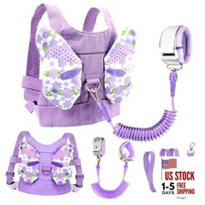 Anti Lost Toddler Harness - Butterfly Baby Purple Butterfly Purple butterfly