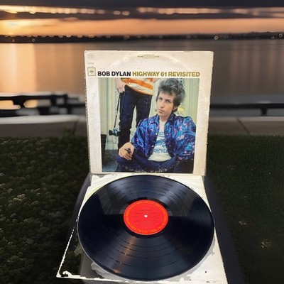 BOB DYLAN, HIGHWAY 61 REVISITED CS 9189 Vinyl LP G/ VG