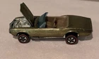 VINTAGE HOT WHEELS REDLINE 1967 CUSTOM PONTIAC FIREBIRD OLIVE GREEN HONG KONG
